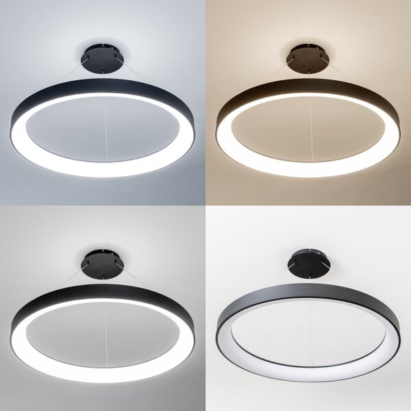 Brilagi - Димируем LED полилей FALCON II LED/108W/230V 3000-6500K Ø 80 см, черен + дистанционно управление