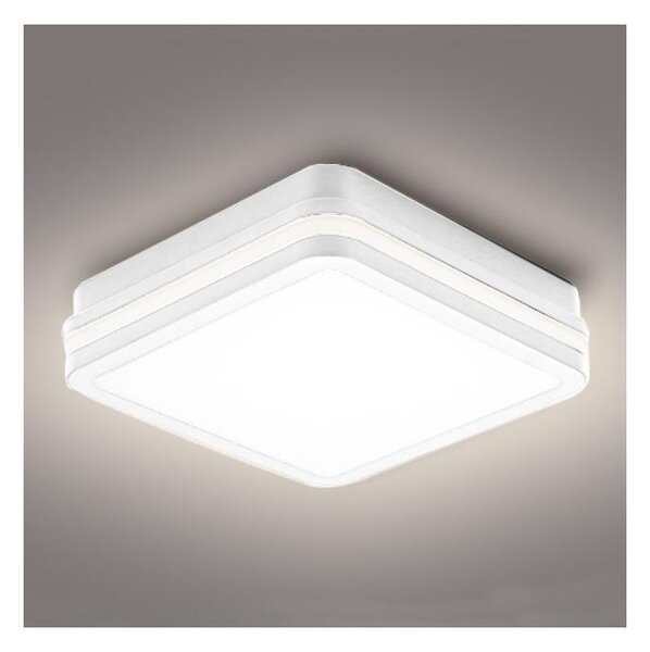 Brilagi - LED външно осветително тяло BENE LED/18W/230V 22x22 cm бяло IP54