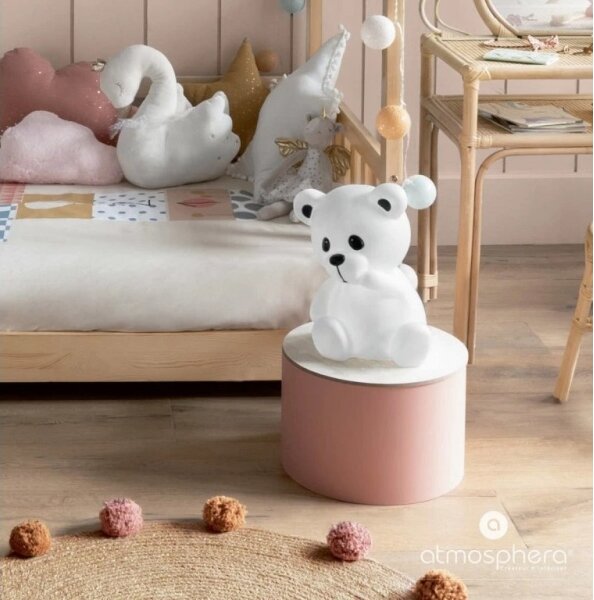 Atmosphera - LED детска нощна лампа TEDDY LED/3xAA бяла