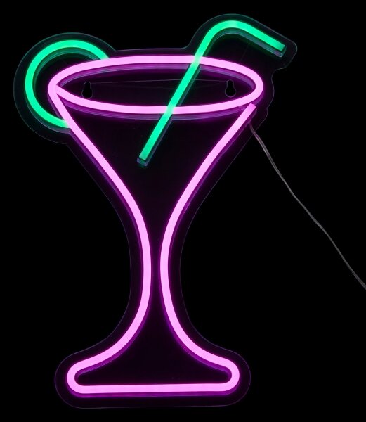 Atmosphera - LED неонова стенна декорация COCTAIL LED/5V