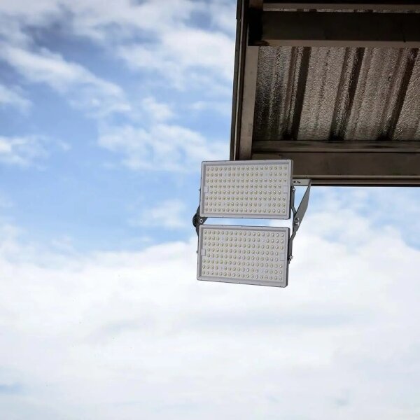 LED прожектор LED/500W/230V 4000K IP65 сив