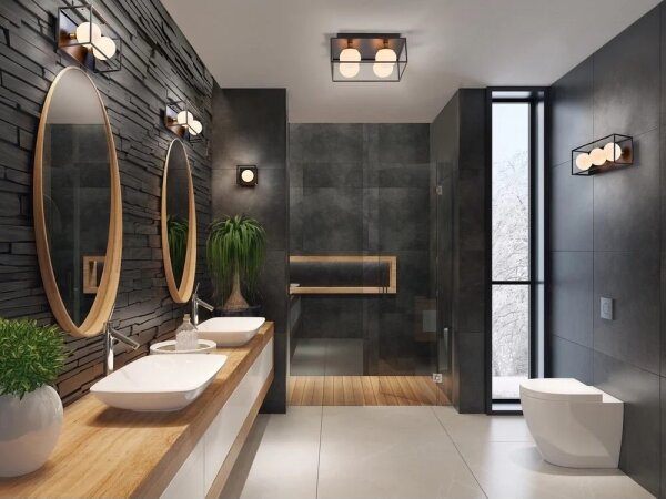 Ledvance - Външно стенно осветително тяло DECOR SQUARE 2xG9/28W/230V IP44