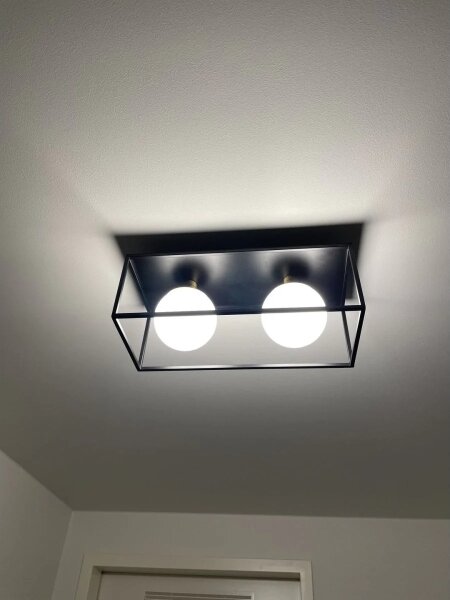 Ledvance - Външно стенно осветително тяло DECOR SQUARE 2xG9/28W/230V IP44