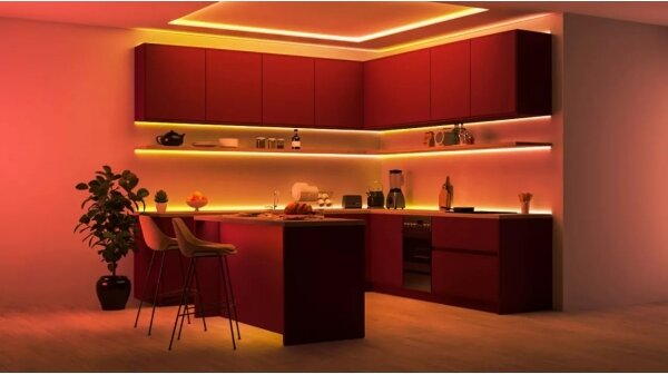 WiZ - Димируема RGBIC LED лента 4 м, 10,2 W/5 V, 2700-6500K, Wi-Fi