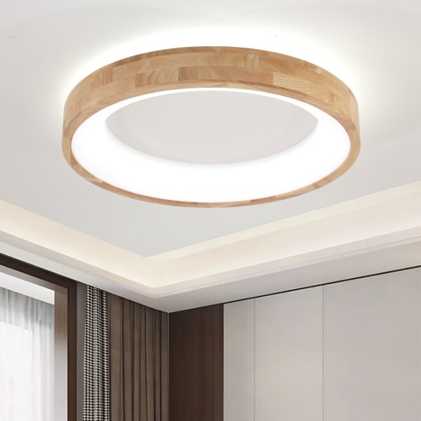 Brilagi-LED Таванно осветително тяло FALCON WOOD LED/40W/230V 3000/4000/6000K 60 cm дърво
