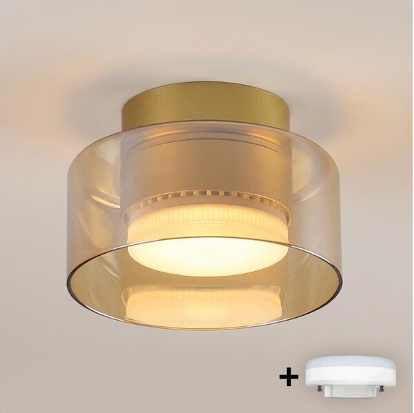 Brilagi - LED Точково осветително тяло AURA LUX 1xGX53/30W/230V диам. 13 cm златисто