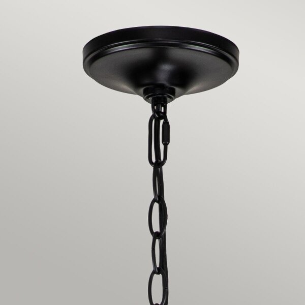 Kichler KL-CAPITOL-HILL12-BLK-Полилей на верига CAPITOL HILL 12xE14/40W/230V черен