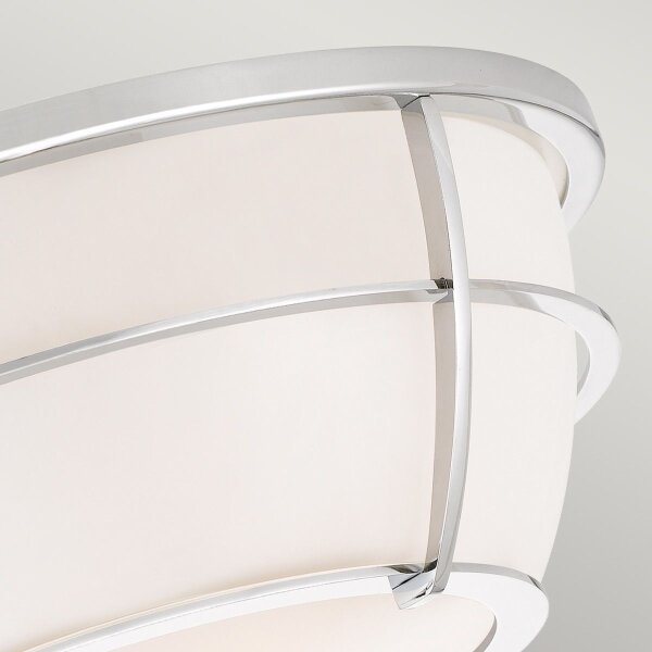 Quoizel QZ-CHANCE-F-PC - Плафон за баня CHANCE 2xE27/60W/230V IP44