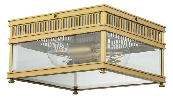 Elstead HOLBORN-F-BB - Външно осветително тяло HOLBORN 2xE27/60W/230V IP44, златисто