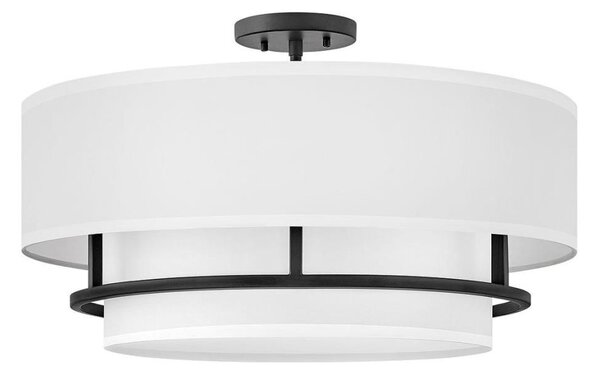 Hinkley HK-GRAHAM-L-BK - Повърхностно монтиран полилей GRAHAM 4xE14/40W/230V черен
