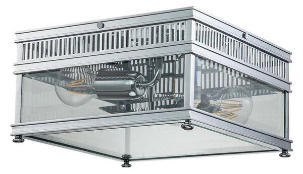 Elstead HOLBORN-F-PC - Външно осветително тяло HOLBORN 2xE27/60W/230V IP44 блестящ хром