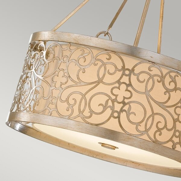 Feiss FE-ARABESQUE4 - Полилей на прът ARABESQUE 4xE27/60W/230V златен