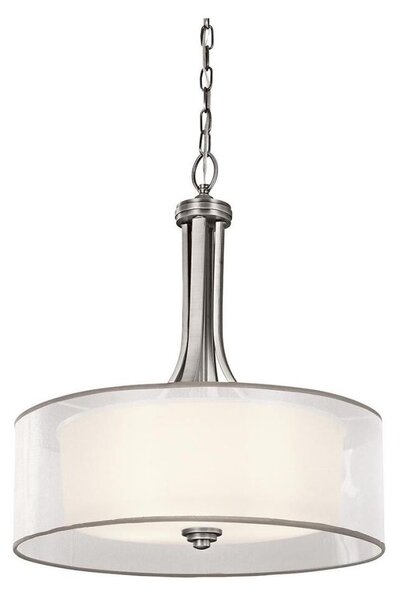 Kichler KL-LACEY-P-L-AP - Полилей на верига LACEY 4xE27/60W/230V матов хром