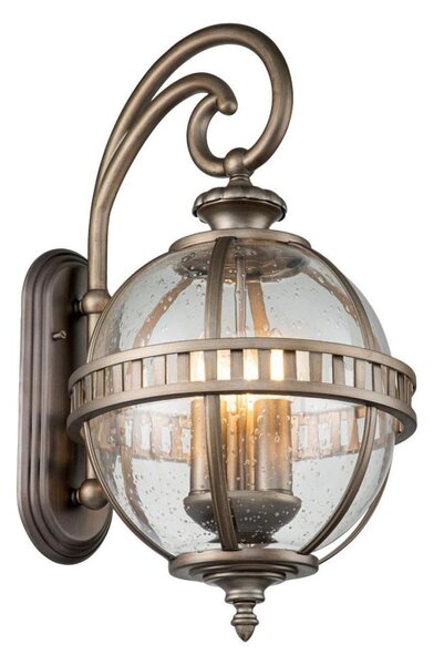 Kichler KL-HALLERON-2M-BU - Външно стенно осветително тяло HALLERON 3xE14/40W/230V IP44