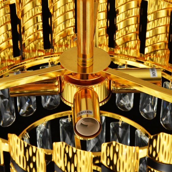 Brilagi - Полилей на верига CRISTAL 5xE14/40W/230V диаметър 38 см