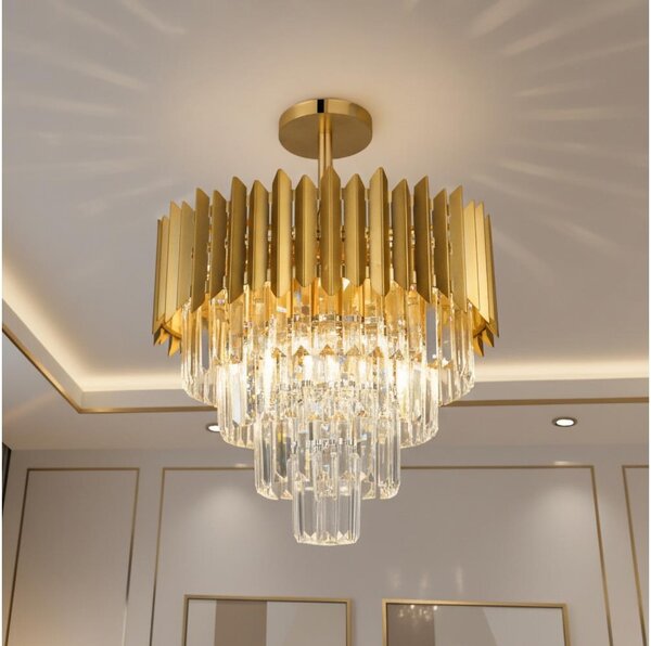 Brilagi - Полилей CRISTAL за повърхностен монтаж 5xE14/40W/230V, диаметър 43 cm