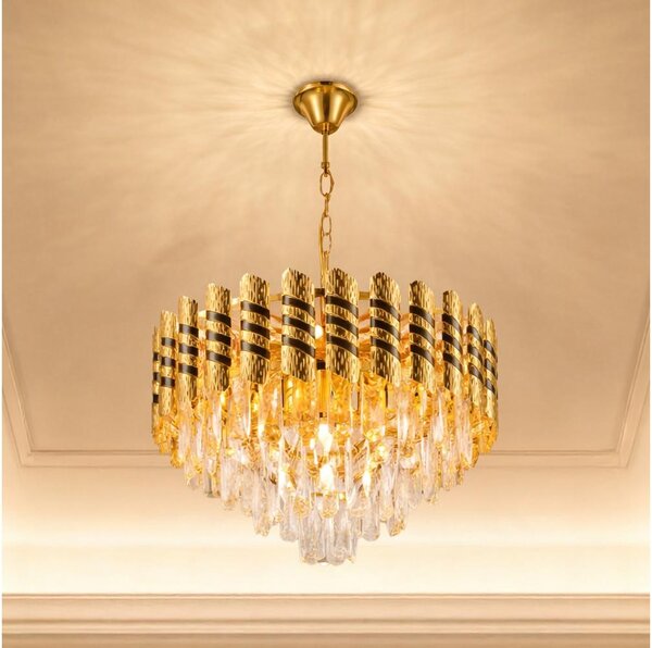 Brilagi - Полилей на верига CRISTAL 5xE14/40W/230V диаметър 38 см