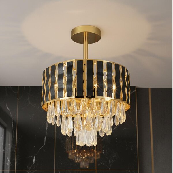 Brilagi - Плафонен полилей CRISTAL 5xE14/40W/230V Ø 38 см