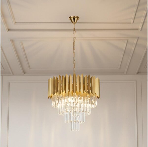 Brilagi - Полилей на верига CRISTAL 5xE14/40W/230V Ø 45 см