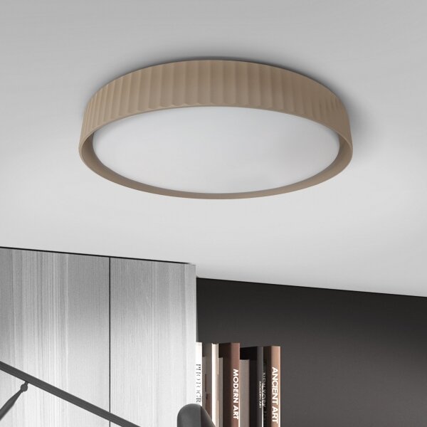 Brilagi - LED таванно осветително тяло LUCIA LED/24W/230V Ø 31 см кафяво