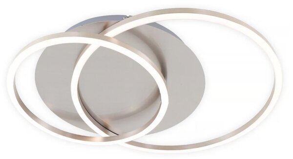 LED Димируемо таванно осветително тяло LED/28W/230V 3000K матов хром