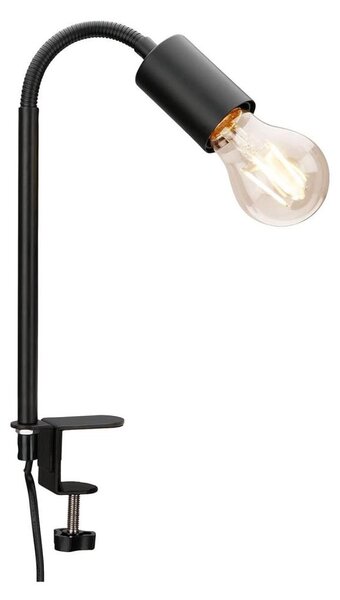 LED лампа с щипка 1xE27/4,2W/230V 2700K черна