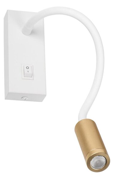 Kanlux 32518 - LED гъвкава настолна лампа TONIL LED/3,3W/230V бяла/златна