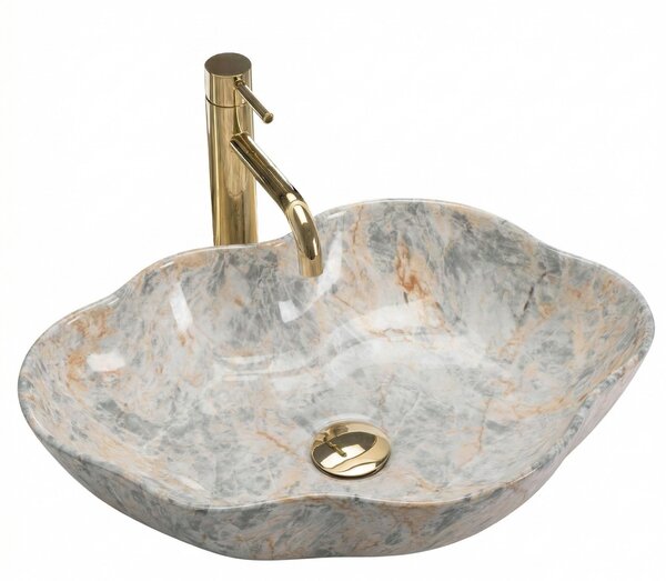 Умивалник за плот Rea Pearl Ruststone