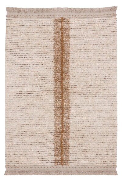 Памучен килим в тухлен и бежов цвят 140x200 cm Duetto Toffee – Lorena Canals