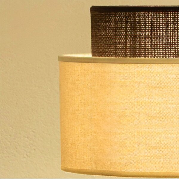 Brilagi - LED подова лампа BOHO стил 1xE27/15W/230V кремава/кафява