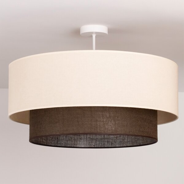 Brilagi - LED повърхностно монтиран полилей BOHO STYLE 3xE27/15W/230V Ø 60 cm кремав/кафяв