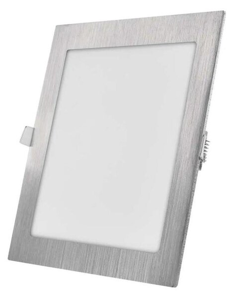 Вградено LED осветително тяло NEXXO LED/18W/230V 3000/3500/4000K сребристо 22,5x22,5 cm