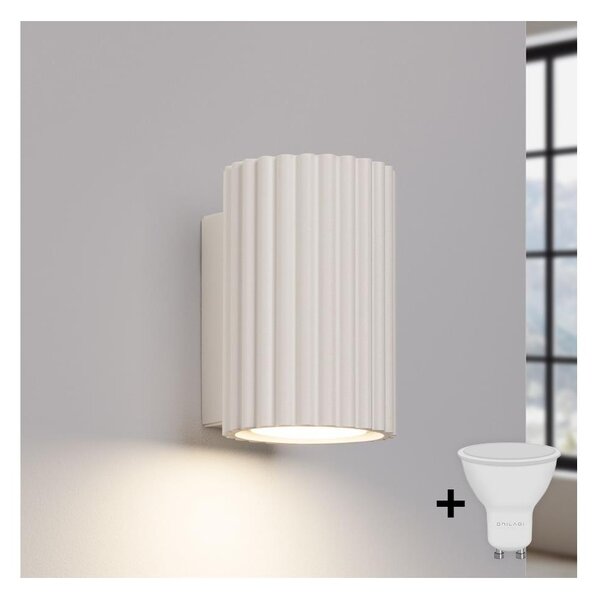 Brilagi - LED стенен аплик CRESTO 1xGU10/10W/230V 10 см кремав