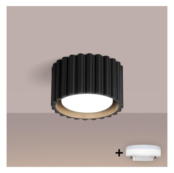 Brilagi - LED точково осветително тяло SFERA 1xGX53/30W/230V Ø 10 см черно