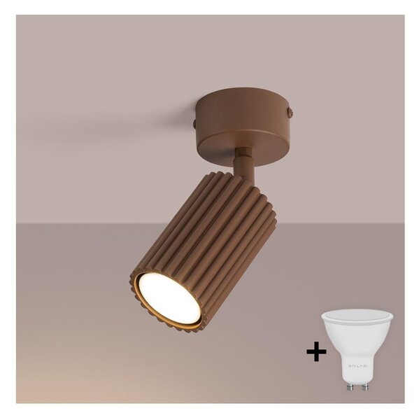 Brilagi - LED точково осветително тяло CRESTO 1xGU10/10W/230V кафяво