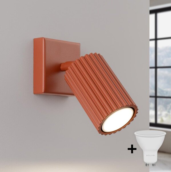 Brilagi - LED стенна точкова лампа CRESTO 1xGU10/10W/230V червена