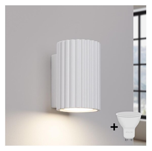 Brilagi - LED стенно осветително тяло CRESTO 1xGU10/10W/230V 10 cm бяло
