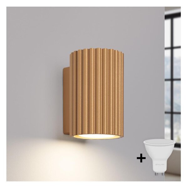 Brilagi - LED стенен аплик CRESTO 1xGU10/10W/230V 10 см златист
