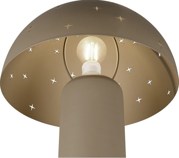 Reality - Настолна лампа SETA 1xE14/28W/230V таупе