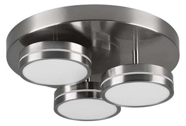 Trio - LED димируемо таванно осветително тяло FRANKLIN 3xLED/8,5W/230V Ø 35 cm хром