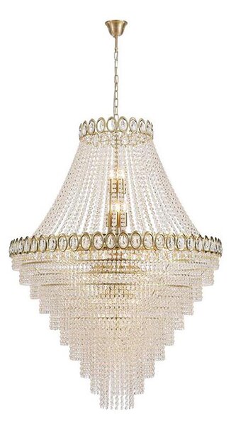 Searchlight 1711-102SB - Полилей на верига LOUIS PHILLIPE 28xE14/60W/230V