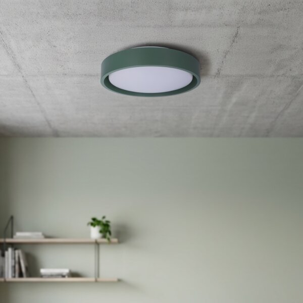 Brilagi - LED таванно осветително тяло MATTEO LED/24W/230V Ø 31 см зелено