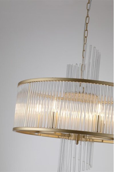 Searchlight 11600-6GO - Полилей на верига LARA 6xE14/60W/230V