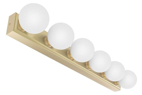 Open Design OR85686 - Стенно осветително тяло MERINO, 6 x G9 (8 W), 230 V, 61 см, IP44, месинг