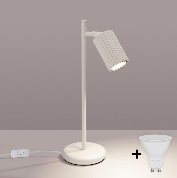 Brilagi - LED настолна лампа CRESTO 1xGU10/10W/230V кремава