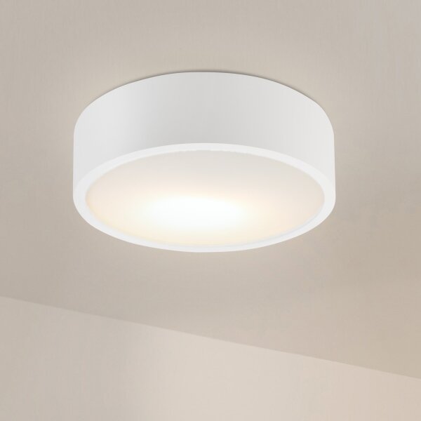 Плафон NATURAL 1xE27/15W/230V Ø 27,5 см бор/бял