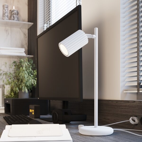 Brilagi - LED настолна лампа CRESTO 1xGU10/10W/230V бяла