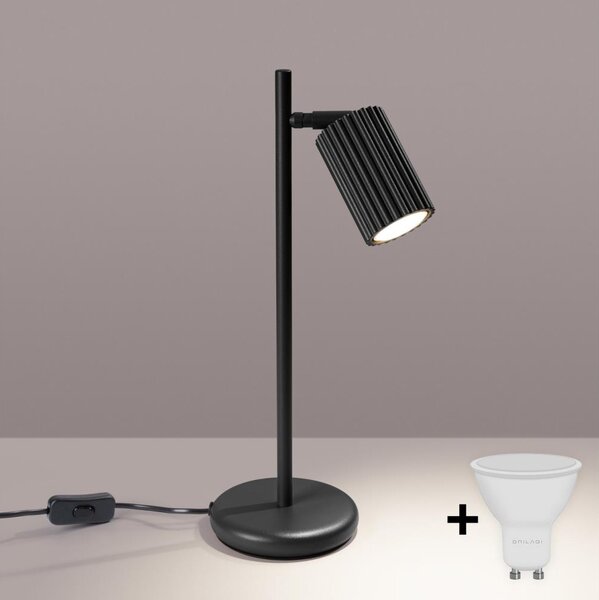 Brilagi - LED настолна лампа CRESTO 1xGU10/10W/230V черна