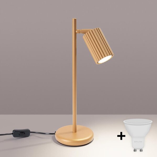 Brilagi - LED настолна лампа CRESTO 1xGU10/10W/230V златна