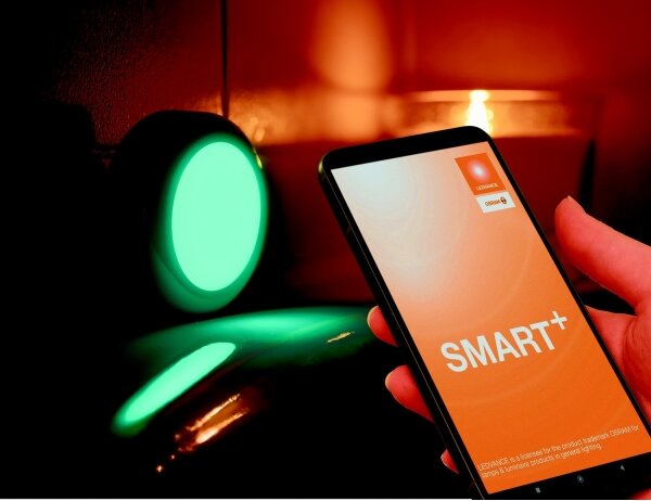 Osram - LED RGBW нощна лампа с докосване и възможност за димиране SMART+ DOT-IT LED/0,5W/5V